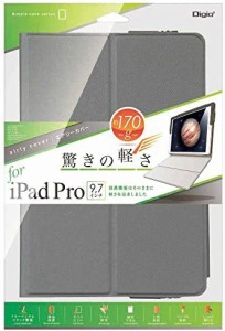 iPad Pro 9.7インチ 用 エアリーカバー グレー TBC-IPS1606GY