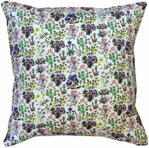 DDintex ディーディーインテックス FLORET LONDON クッションカバー ケニルワース グリーン 45×45cm [リバティプリント使用]