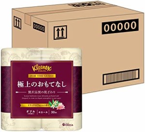 【ケース販売】 クリネックス 極上のおもてなし トイレット4ロール 30mダブル ×10パック入り