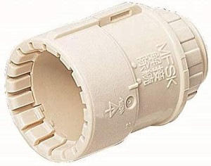 未来工業 コネクタ Gタイプ PF管16用 ミルキーホワイト 10個価格 MFSK-16GM