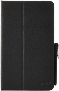 wisers 保護フィルム・タッチペン付 LG au Qua tab PX LGT31 8インチ タブレット 専用 ケース カバー [2016 年 新型] ブラック
