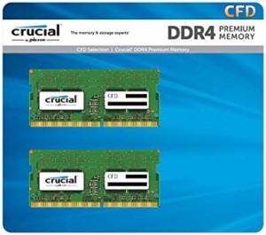 CFD販売 Crucial by Micron ノートPC用メモリ PC4-19200(DDR4-2400) 4GB×2枚 260pin 無期限保証 相性保証 W4N2400CM-4G