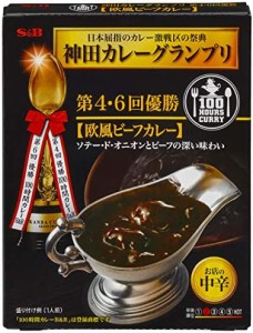 神田カレーグランプリ 100時間カレーB&R 欧風ビーフカレー お店の中辛 180g×5個