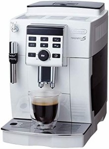 【セミスタンダードモデル】デロンギ(DeLonghi)コンパクト全自動コーヒーメーカー ホワイト  マグニフィカS ミルク泡立て手動 ECAM23120W