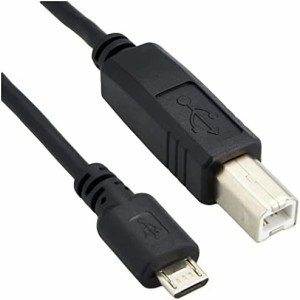 変換名人 USB ケーブル B(オス) - microB(オス) [ 20cm ] USBBA-MCA20