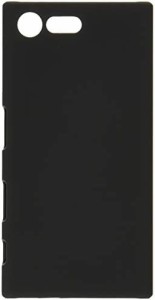 【RIRIYA】ソニー Sony Xperia X Compact SO-02J docomo専用 磨き砂面 携帯用ケース スマートフォン保護カバー 2色「522-0091」 (ブラッ
