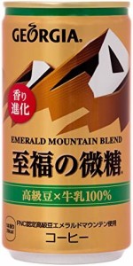コカ・コーラ エメラルドマウンテンブレンド 至福の微糖 缶 コーヒー 185g×30本