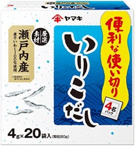 ヤマキ 瀬戸内産いりこだし (4g×20P)×5個