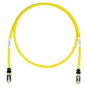 パンドウイットコーポレーション シールド LANケーブル Cat6A プロ仕様 0.5m 黄 STP6X0.5MYL