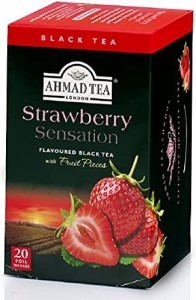 AHMAD TEA ( アーマッドティー ) ストロベリー ティーバッグ 20袋 ×2個 [ 英国ブランド 個包装 ]