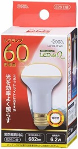 オーム電機 LED電球 レフランプ形 60形相当 E26 電球色 [品番]06-0771 LDR6L-W A9