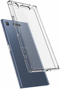 AXYO Xperia XZ1 Compact ケース エクスペリア XZ1 Compact クリア カバー TPU ソフト 衝撃吸収 背面カバー 超軽量 極薄 落下防止 耐スク