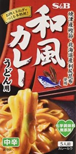 S&B 和風カレー うどん用 中辛 110g×5個