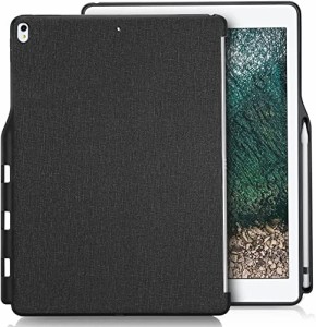 ProCase iPad Pro 12.9"" 背面ケース，バックカバー ペンシルホルダー付き スマートキーボードと組み合わせて使用可能， 適用機種： iPad