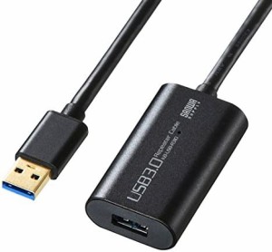 サンワサプライ 10m延長USB3.0アクティブリピーターケーブル USB3.1 Gen1対応 KB-USB-R310