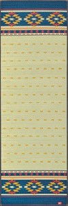 イケヒコ い草 畳 ヨガマット日本製 アース ネイビー 約60×180cm #8236850