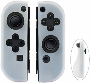 RDFJ Switch Joy-Con シリコンケース (L)/(R) カバー スイッチ コントローラ用 保護ケース キズ防止 滑り止め ホワイト