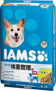 アイムス (IAMS) ドッグフード アイムス 成犬用 体重管理用 中粒 チキン 12キログラム (x 1)