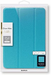 LEPLUS iPad Pro 12.9inch/iPad Pro 背面クリアフラップケース 「Clear Note」 ブルー