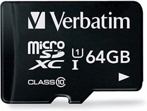 Verbatim バーベイタム microSD 64GB 最大90MB/s UHS-1 U1 class10 アイ・オー・データ機器による安心の国内サポート スマートフォン タ