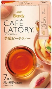 AGF ブレンディ カフェラトリー スティック 芳醇ピーチティー 7本×6箱 【 フルーツティー 】【 紅茶 スティック 】