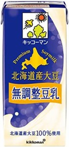 キッコーマン 北海道産大豆 無調整豆乳 1000ml×6本
