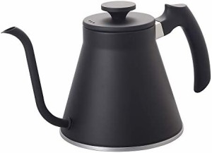 HARIO(ハリオ)V60ドリップケトル・フィット ガス火・IH対応 実用800ml マットブラック 日本製 VKF-120-MB