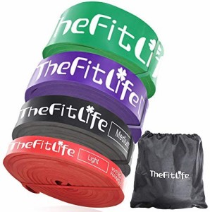 TheFitLife トレーニングチューブ 筋トレチューブ 懸垂チューブ