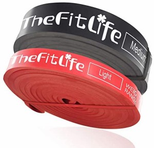 TheFitLife トレーニングチューブ 筋トレチューブ 懸垂チューブ