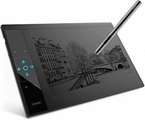 VEIKK A30 ペンタブレット 10 x6インチ 板タブ 入門者に適用 イラス 絵描き ペンタブ ４つのタッチボダン ジェスチャーコントロール搭載 