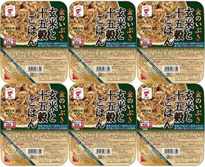 たいまつ食品 金のいぶき 玄米と十五穀ごはん 160g×6個