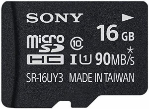 ソニー microSDHC 16GB Class10 UHS-I対応 SDカードアダプタ付属 SR-16UY3A [国内正規品]