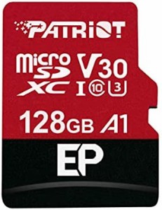 Patriot Memory A1 V30 MicroSDメモリカード 128GB Andriod スマートフォンとタブレット最適化 Full HD & 4K PEF128GEP31MCX