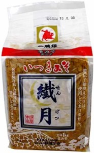 いつきみそ 麦味噌 繊月 生みそ 1000g