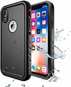 SPORTLINK iPhone X 用 防水ケース iPhone XS 用 防水ケース 完全防水 アイフォン X/XS 対応 保護ケース 軽量 無線充電サポート 耐衝撃 