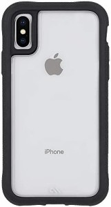 Case-Mate iphone ケース (iPhoneX/iPhoneXs) ハード スマホケース カバー [耐衝撃・ワイヤレス充電対応・ハイブリッド・二重構造] 透明 