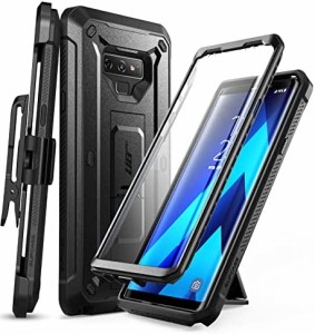 SUPCASE Galaxy Note9 ケース [SC-01L SCV40]対応 米軍MIL規格取得 液晶画面フィルム 腰かけクリップ 付き 2018 耐衝撃 全面保護 ギャラ