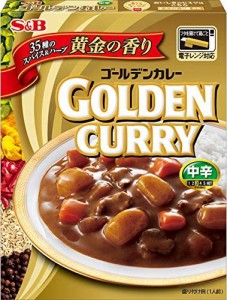 S&B ゴールデンカレーレトルト中辛 200g×5箱