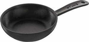 staub ストウブ 「 スキレット ブラック 16cm 」 フライパン ホーロー 鋳物 鉄 IH対応 【日本正規販売品】 Skillet 40501-142