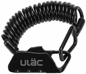 ULAC 自転車 鍵 ワイヤーロック ダイヤル チェーンロック ベビーカー バイク サドルロック 軽量 携帯便利 盗難防止 長さ1200mm 四つ色