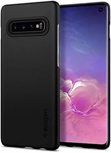 【Spigen】 Galaxy S10 ケース [ SC-03L SCV41 ] 対応 超極薄(0.7mm) レンズ保護 超薄型 超軽量 指紋防止 マット仕上げ ワイヤレス充電対