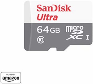 (10年保証) サンディスク microSDカード 64GB SDカードアダプタ付き 【Made for 認定取得】 Fireタブレット対応