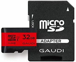 GAUDI microSDカード 32GB UHS-I Class10 Nintendo Switch/3DS 動作確認済 3年保証 GMSDHCU1A32G