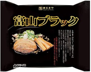 寿がきや食品 即席 富山ブラックラーメン 120g ×12袋