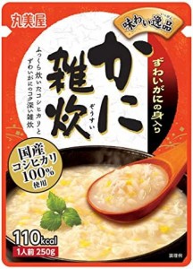 丸美屋 味わい逸品 かに雑炊 250g ×5個