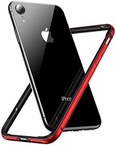 Smoony iPhone 11用 バンパー/iPhone XR 用バンパー アルミバンパー 耐衝撃 二重構造 軽量 一体感 ボタン保護 アイフォン XR 用 カバー 