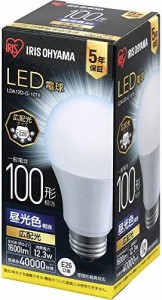 アイリスオーヤマ LED電球 口金直径26mm 広配光 100W形相当 昼光色 密閉器具対応 LDA12D-G-10T6