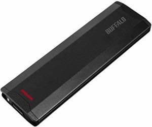 バッファロー SSD 外付け 1TB コンパクト USB3.1(Gen2) 高速転送1000MB/s 【Windows/Mac/PS5/PS4 メーカー動作確認済み】 SSD-PH1.0U3-BA