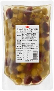讃陽食品工業 S=Oミックスオリーブ(オイル漬) 袋 500g