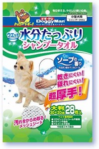 ドギーマン ウエットシャンプータオル 犬用 大判 (28枚入×3個パック)×2個 (まとめ買い)